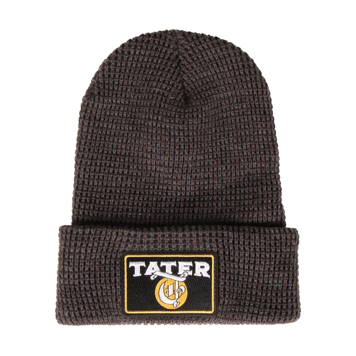 Waffle Knit Beanie-Tater